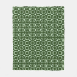 Cobertor De Velo Cobertura asteca verde escuro do teste padrão da