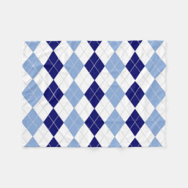 Cobertor De Velo Cobertura azul e branca do velo