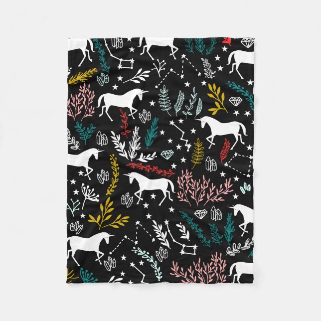 Cobertor De Velo Cobertura bonito do unicórnio (Frente)