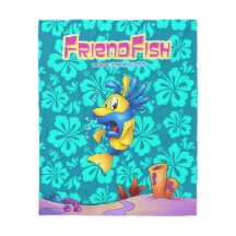 Cobertura bonito do velo dos peixes dos desenhos