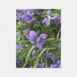 Cobertor De Velo Cobertura chuvosa pequena das violetas