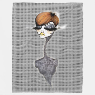 Cobertor De Velo Cobertura cinzenta do duende