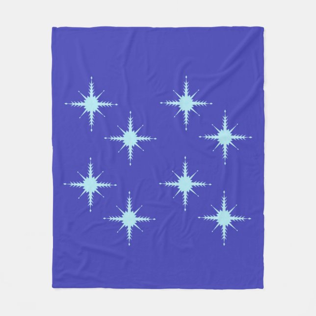 Cobertor De Velo Cobertura com belos flocos de neve (Frente)