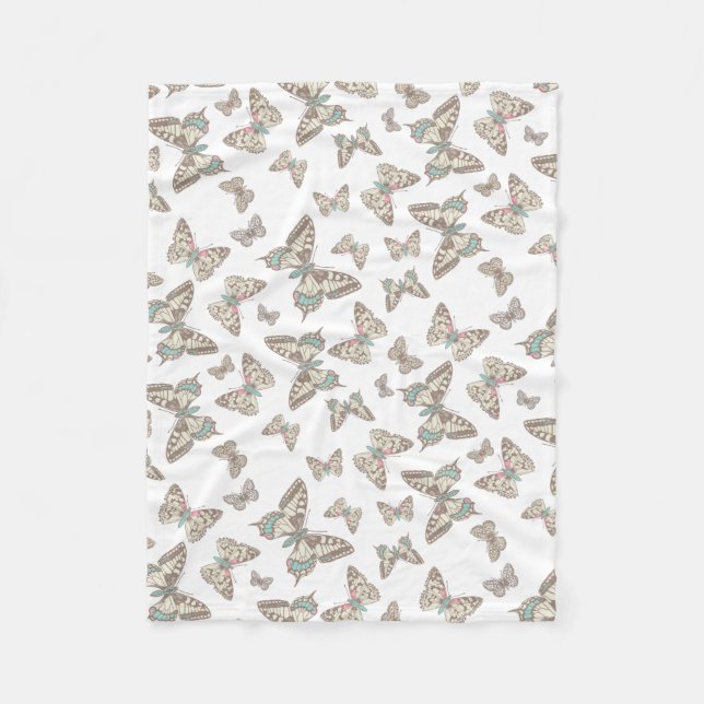 Cobertor De Velo Cobertura com padrão de borboleta (Frente)
