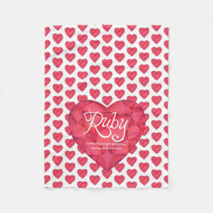 Cobertor De Velo Cobertura conhecida da gema do coração da aguare