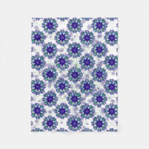 Cobertor De Velo Cobertura constante violeta azul do velo