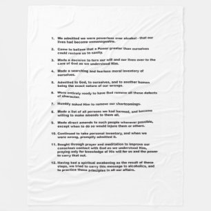 Cobertor De Velo Cobertura de 12 etapas