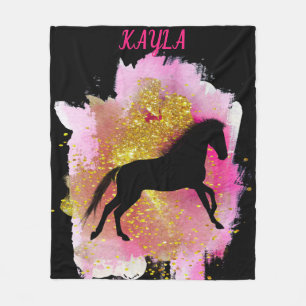 COBERTOR DE VELO COBERTURA DE CAVALO PRETO PERSONALIZADO. VELO