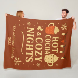 Cobertor De Velo Cobertura de Chocolate Quente & Noites Aconchegant