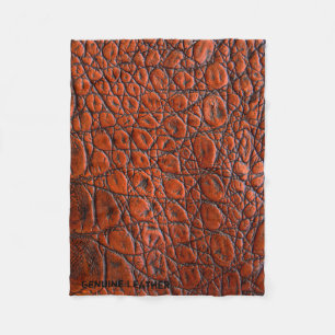 Cobertor De Velo Cobertura de couro castanho-claro