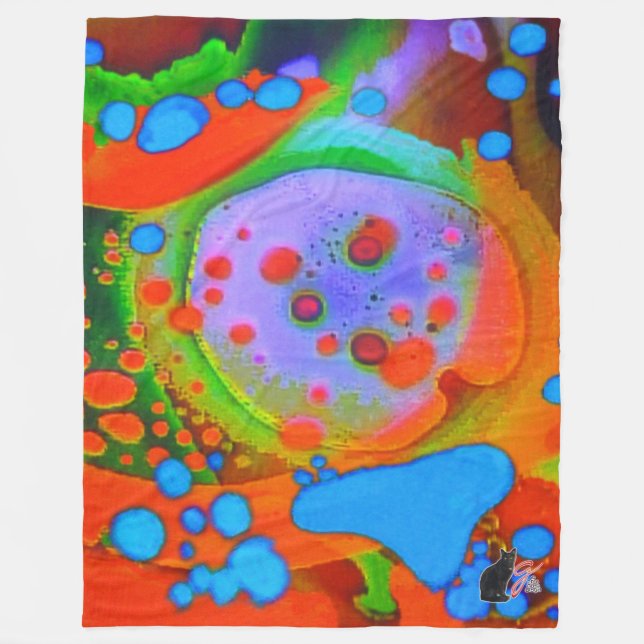 Cobertor De Velo Cobertura de Fleece Liquido (Frente)