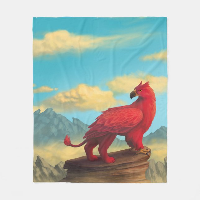 Cobertor De Velo Cobertura de Griffon do fogo (Frente)