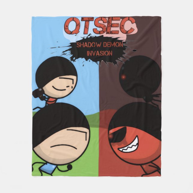 Cobertor De Velo Cobertura de invasão do demônio sombra (Frente)