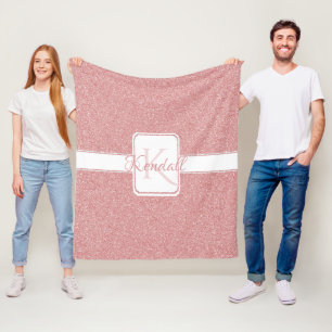 Cobertor De Velo Cobertura de Linha Personalizada com Brilho Rosa