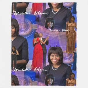 Cobertor De Velo Cobertura de Michelle Obama