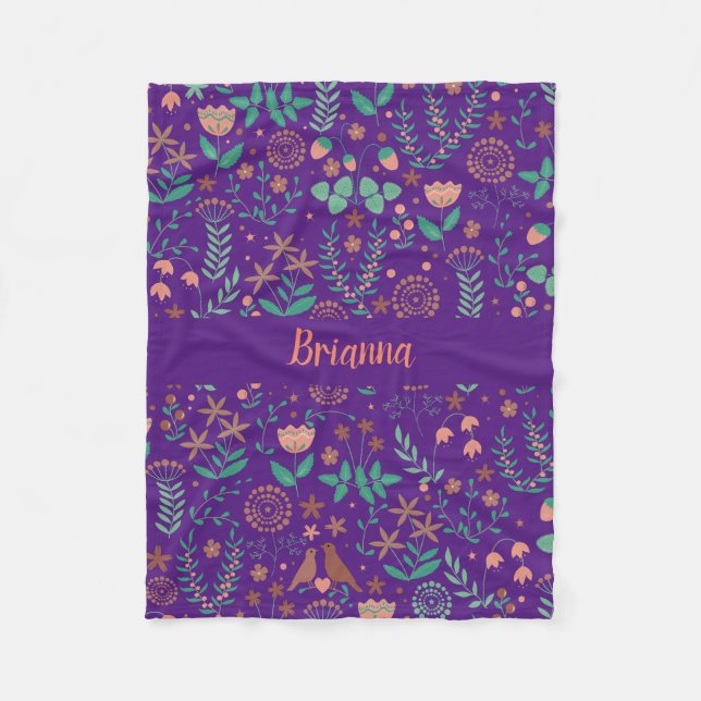 Cobertor De Velo Cobertura De Pássaros Chirpy Para Bebês, Crianças  (Frente)