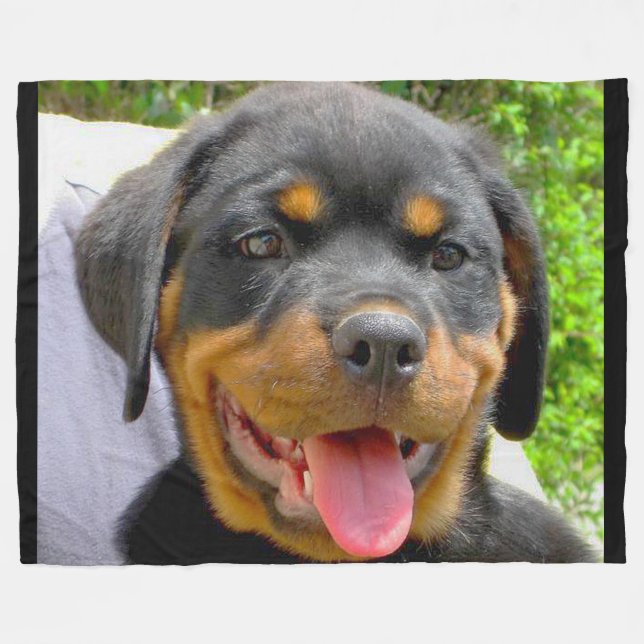 Cobertor De Velo Cobertura de Peixe-espinho Rottweiler (Frente (Horizontal))