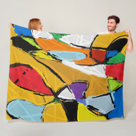 Cobertor De Velo Cobertura de velo Abstrato amarelo
