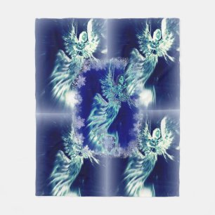 Cobertor De Velo Cobertura do anjo azul, consolando a versão II do