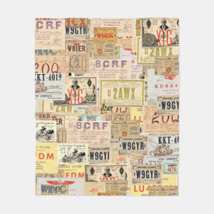 Cobertor De Velo Cobertura do cartão de QSL