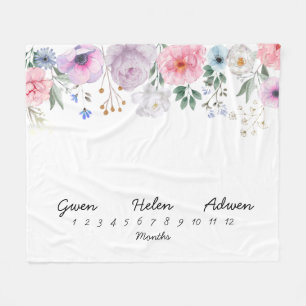 Cobertor De Velo Cobertura do Flor de Marco de 50 x 60 Meses