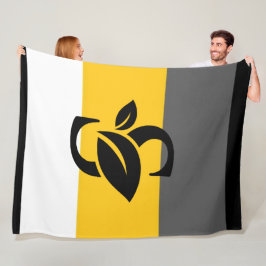 Cobertor De Velo Cobertura do logotipo de faixa de cor preta e mult