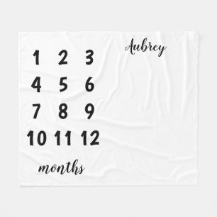 Cobertor De Velo Cobertura do marco miliário do bebê