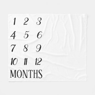 Cobertor De Velo Cobertura do marco miliário do bebê