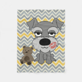 Cobertor De Velo Cobertura do Schnauzer