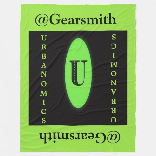 Cobertor De Velo Cobertura do velo de Urbanomics grande (Frente)