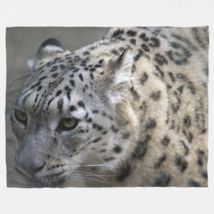 Cobertor De Velo Cobertura do velo do leopardo de neve, grande