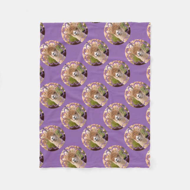 Cobertor De Velo Cobertura do velo do poliéster da alpaca (Frente)