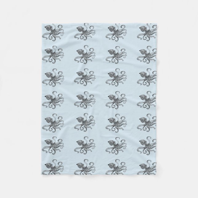 Cobertor De Velo Cobertura do velo do polvo (Frente)