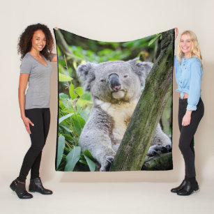 Cobertor De Velo Cobertura do velo do urso de Koala grande