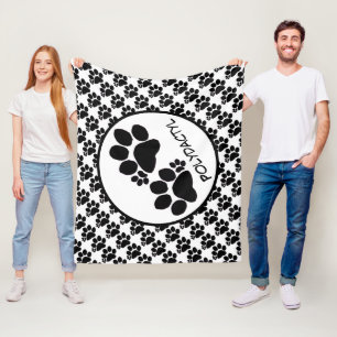 Cobertor De Velo Cobertura do velo - patas Polydactyl do gato