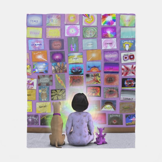 Cobertor De Velo Cobertura dos sentimentos de Iphelia (Frente)