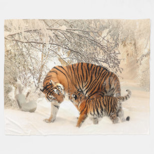 Cobertor De Velo Cobertura feita sob encomenda da mãe do tigre e do