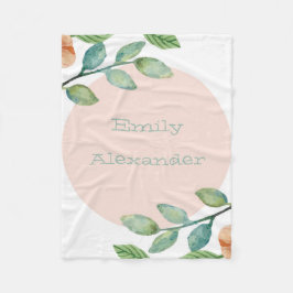 Cobertor De Velo Cobertura Floral de Folha de Água