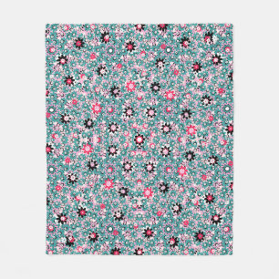 Cobertor De Velo Cobertura Floral Floral de Bebê Desenhada à Mão - 