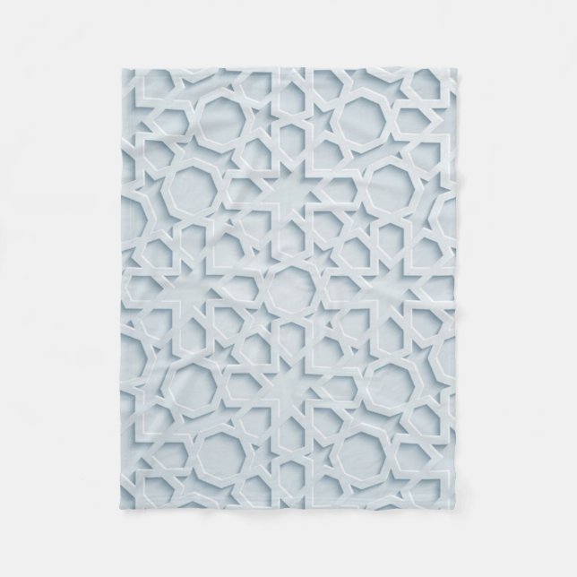 Cobertor De Velo cobertura geométrica marroquina islâmica do teste (Frente)