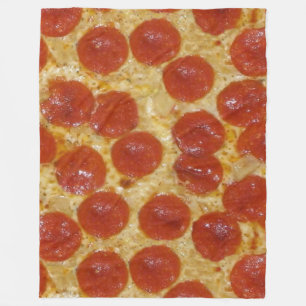 Cobertor De Velo cobertura grande da pizza de pepperoni