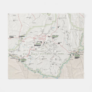 Cobertor De Velo Cobertura grande do mapa da curvatura (Texas)