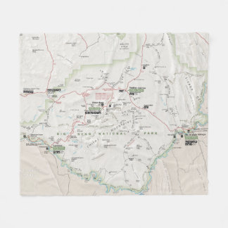 Cobertor De Velo Cobertura grande do mapa da curvatura (Texas)