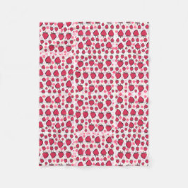 Cobertor De Velo Cobertura macia de morango