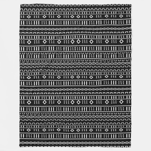 Cobertor De Velo Cobertura moderna de Mudcloth (Frente)