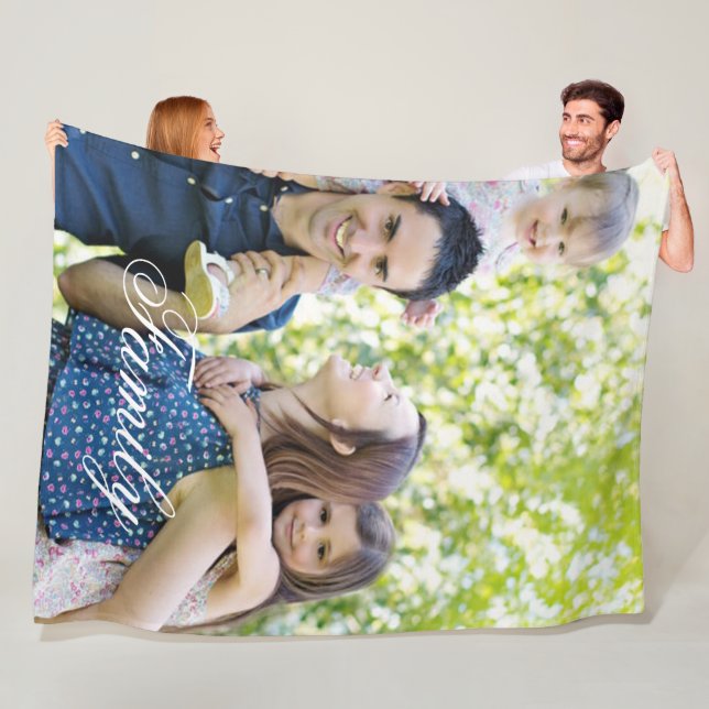 Cobertor De Velo Cobertura Personalizada da Família Personalizada (In Situ)