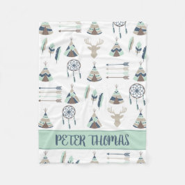 Cobertor De Velo Cobertura personalizada de cor d'água do Boho