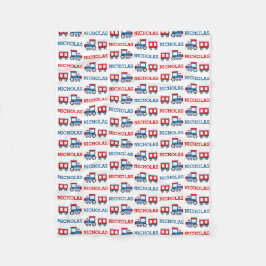 Cobertor De Velo Cobertura PERSONALIZADA para crianças de comboios