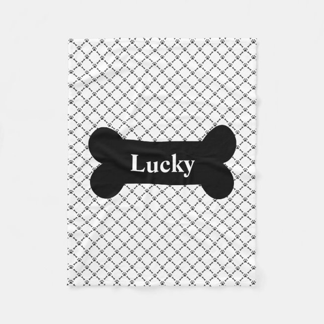 Cobertor De Velo Cobertura personalizada preto e branco do (Frente)