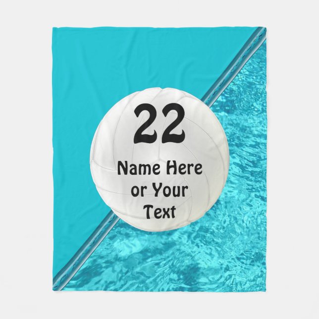 Cobertor De Velo Cobertura personalizada turquesa do velo do (Frente)